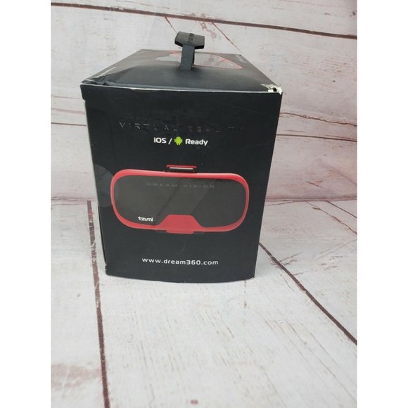 Tzumi DreamVision VR Headset Virtual Reality Smartphone Android iOS w/ Earbuds - Picture 10 of 12